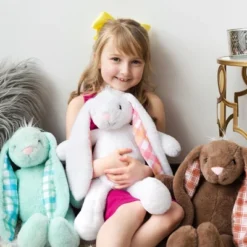 Plushible White Plaid Eared Bunny 7 Plushible White Plaid Eared Bunny -Kids Toys Store GUEST 02000e66 3a7a 45fe 9a1c bccf798a655b