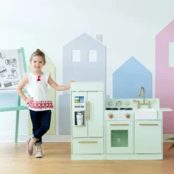 Teamson Kids - Little Chef Charlotte Modern Play Kitchen - Mint