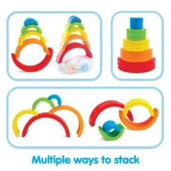 Kidoozie Musical Stack & Learn Rainbow, Stacking Activity Toy For Infants And Toddlers 6-24M With Motion Activated Lights And Sounds -Kids Toys Store GUEST 0714be29 b06d 479f b5cb fea3dc8a4ec8