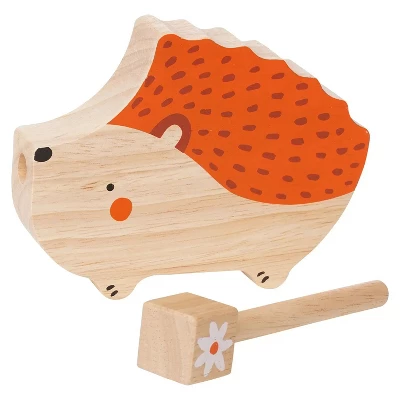 Manhattan Toy Musical Forest Trio 3 Piece Wooden Toy Set For Toddlers With Bear Rattle, Llama Clacker & Hedgehog Guiro 7 Manhattan Toy Musical Forest Trio 3 Piece Wooden Toy Set For Toddlers With Bear Rattle, Llama Clacker & Hedgehog Guiro - Image 5