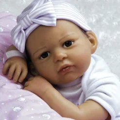 Paradise Galleries Real Life Baby Doll The Princess Has Arrived. 20 Inch Reborn Baby Girl Crafted In Silicone - Like Vinyl & Weighted Cloth Body -Kids Toys Store GUEST 10eaf836 ae97 4f04 9459 c5652d5b3853