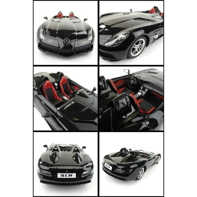 Ready! Set! Go! Link 1:12 RC Mercedes-Benz SLR Radio Remote Control Licensed Model Car - Black & Silver 4 Ready! Set! Go! Link 1:12 RC Mercedes-Benz SLR Radio Remote Control Licensed Model Car - Black & Silver - Image 2