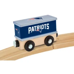 MasterPieces Wood Train Box Car - NFL New England Patriots -Kids Toys Store GUEST 12d459a0 d329 4954 98d9 164c336cb173