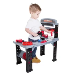 Toy Time Kids Pretend 75-Piece Woodworking Set And Mechanic Workshop With Battery-Powered Drill And Accessories 11 Toy Time Kids Pretend 75-Piece Woodworking Set And Mechanic Workshop With Battery-Powered Drill And Accessories -Kids Toys Store GUEST 1d4bc120 be8d 4e32 8fc0 82f947550514