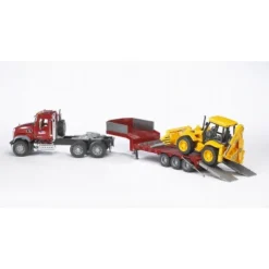 Bruder MACK Granite Flatbed Truck With JCB Loader Backhoe -Kids Toys Store GUEST 1fdf73cf 2b35 40c0 9999 10bca872689f