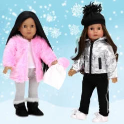Sophia’s Coat, Winter Hat, Leggings And Boots For 18" Dolls, Pink -Kids Toys Store GUEST 21dcb099 5c07 4e32 9a32 1beac41688d6