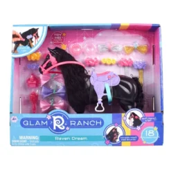 Glam-R-Ranch Raven Dream - Horse Toy With Hair Accessories -Kids Toys Store GUEST 22322841 0eda 4cc8 afac d490ee78a0cf