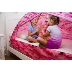 Pacific Play Tents Kids Pink Camo Bed Tent Twin Size -Kids Toys Store GUEST 22b2d05a 09f0 464c bcf9 fb78e4450cd3