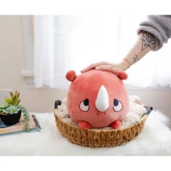 Toynk MochiOshis Rhino 12-Inch Character Plush Toy | Raiju Ookioshi -Kids Toys Store GUEST 28ab2d88 a1ff 4a9f 870b 2b491ffb5257