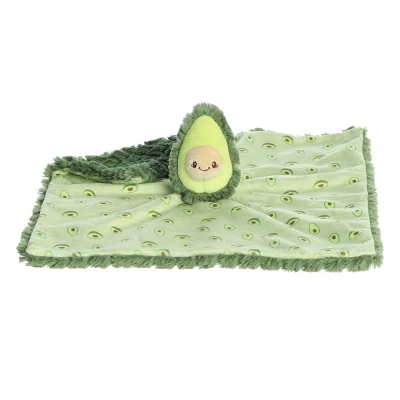 Ebba Large Avocado Luvster Precious Produce Snuggly Baby Stuffed Animal Green 13" 7 Ebba Large Avocado Luvster Precious Produce Snuggly Baby Stuffed Animal Green 13" - Image 5