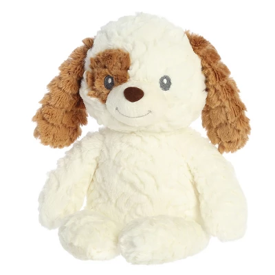 Ebba Huggy Collection 13" Parker Puppy White Stuffed Animal 6 Ebba Huggy Collection 13" Parker Puppy White Stuffed Animal - Image 4