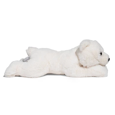 FAO Schwarz Lying Polar Bear 15" Stuffed Animal 7 FAO Schwarz Lying Polar Bear 15" Stuffed Animal - Image 5