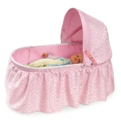 Badger Basket Folding Doll Cradle With Rosebud Fabric -Kids Toys Store GUEST 34b5af4c 850e 4e7a 9e66 1786565e3499