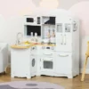 Qaba Large Play Kitchen With Full Set Of Appliances For A Modern Day Pretend Kitchen, Tons Of Storage, Corner Play Kitchen Set With Sound Effect, Educational Pretend Role Playset Game -Kids Toys Store GUEST 372860a9 bbaf 4954 a15a 7d3792284132