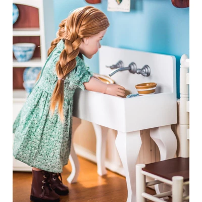 The Queen's Treasures 18" Doll Furniture Farmhouse Sink Fits American Girl 3 The Queen's Treasures 18" Doll Furniture Farmhouse Sink Fits American Girl