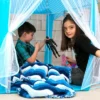 Ningbo Zhongying Leisure Products Blue Hexagon Fantasy Castle Play Tent | 53 X 47 X 55 Inches -Kids Toys Store GUEST 3c41a1e2 b620 4e8a 82b5 ca87f5c4dde6