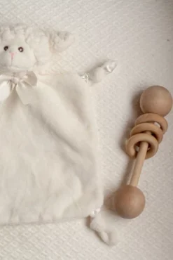 Bearington Baby Wee Lamby, Small Lamb Stuffed Animal Lovey Security Blanket, 8" X 7" -Kids Toys Store GUEST 3c91a26e a5a2 46b1 81e1 231141807f08