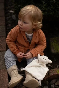 Bearington Baby Wee Lamby, Small Lamb Stuffed Animal Lovey Security Blanket, 8" X 7" -Kids Toys Store GUEST 42722368 bcbd 4924 b392 2a5774ea21e2