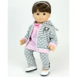 Sophia's - 15" Doll - Panda Bear Hooded Sweatshirt, Tunic & Polka Dot Leggings - Light Pink -Kids Toys Store GUEST 443113c5 b592 4746 9138 cb9f7b509fef