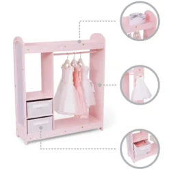 Fantasy Fields - Fashion Twinkle Star Prints Jasmine Toy Dress Up Unit Kids Furniture - Pink -Kids Toys Store GUEST 447d1974 a364 4668 a923 195358418b6d