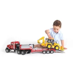 Bruder MACK Granite Flatbed Truck With JCB Loader Backhoe -Kids Toys Store GUEST 45dd9da5 460c 4384 8b03 263fafe64cef