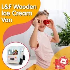 Leo & Friends Wooden Ice Cream Van