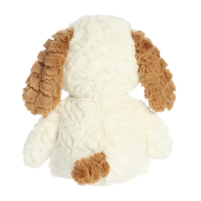 Ebba Huggy Collection 13" Parker Puppy White Stuffed Animal 5 Ebba Huggy Collection 13" Parker Puppy White Stuffed Animal - Image 3