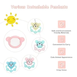 3 In 1 Baby And Toddler Learning Toys Fitness Music And Lights Fun Piano Activity Center Pink -Kids Toys Store GUEST 4f75781d 515f 43b7 91f6 4c66bb43d31f