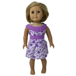 Doll Clothes Superstore Size 12 Matching Girl And Doll Purple Flower Sundresses -Kids Toys Store GUEST 538927ea 7ed3 42e8 8f66 070cb19786ff