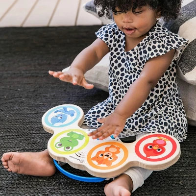 Baby Einstein Hape Magic Touch Drums Wooden Musical Toy 5 Baby Einstein Hape Magic Touch Drums Wooden Musical Toy - Image 4