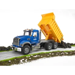 Bruder MACK Granite Dump Truck For Construction And Farm Pretend Play