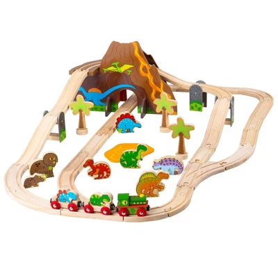 Bigjigs Dinosaur Train Set 6 Bigjigs Dinosaur Train Set - Image 4