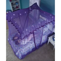 HearthSong Sparkling Lights Light-Up Bed Canopy For Twin, Full, Or Queen Beds -Kids Toys Store GUEST 645ab20b 215f 468c 8689 5294c5efd9ef