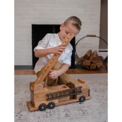 Remley Kids Wooden Toy Firetruck With Ladders 7 Remley Kids Wooden Toy Firetruck With Ladders -Kids Toys Store GUEST 6adedc69 a1f3 4584 b6e7 006fd795be27