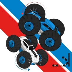 Sharper Image RC Race Car Flip Stunt Rally Vehicle - Blue -Kids Toys Store GUEST 6da5783e f3b4 4f50 814b b6b81322172c