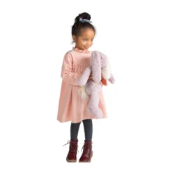 Manhattan Toy Ivy The Mauve & Light Beige Snuggle Bunnies 12" Stuffed Animal With Embroidered Accents -Kids Toys Store GUEST 6e19618c 6cfe 4e1f 951f fd3f887835ed