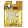 "Western Style" 6 Piece Diecast Set (4 Figurines And 2 Accessories) For 1/64 Scale Models By American Diorama -Kids Toys Store GUEST 7040ff7c ee63 4830 8d81 edaa7e00ef27