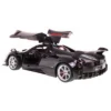 Link 1:14 RC Pagani Huayra Super Sports Car Bright Headlights And Rear Lights Great Gift For Kids - Black