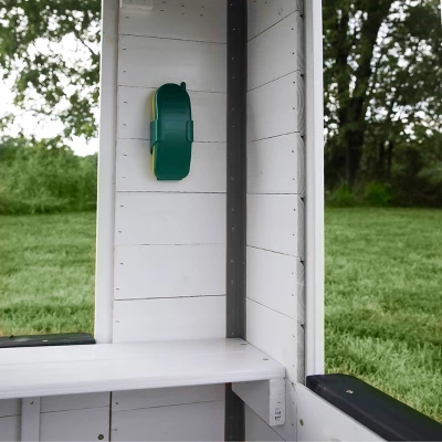 Backyard Discovery Sweetwater Playhouse - White 7 Backyard Discovery Sweetwater Playhouse - White - Image 5