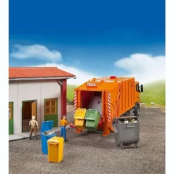 Bruder 03560 SCANIA R-Series Garbage Truck (Orange)