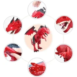 Contixo DR3 RC Dragon Dinosaur Toy -Walking Robot Dinosaur Toy With Light Up Roaring & Spraying Effect For Kids -Kids Toys Store GUEST 7aeb77d7 a173 4eb4 9ea9 5a092ed91e88