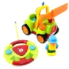 Link 4" Cartoon RC Construction Truck Remote Control Toy Plays Music And Honks - Green -Kids Toys Store GUEST 80f0582d be0d 456b a44a eb8d7faedde1
