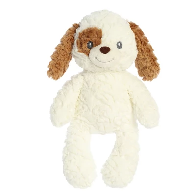 Ebba Huggy Collection 13" Parker Puppy White Stuffed Animal 7 Ebba Huggy Collection 13" Parker Puppy White Stuffed Animal - Image 5