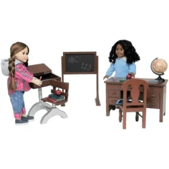 The Queen's Treasures 18 Inch Doll 1940’s Wood School Desk. And Accessories -Kids Toys Store GUEST 866b4812 f6f6 4fdc 86b4 bbb7f685df0d