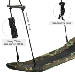 Costway Saucer Tree Swing Surf Kids Outdoor Adjustable Swing Set W/ Handle -Kids Toys Store GUEST 8d9efb7c 0546 497b b081 a59771209fca