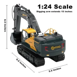 Contixo CV2 RC Excavator -Hobby Grade Construction Vehicle -1:24 Scale With 17 Channels -Kids Toys Store GUEST 8dbb9f24 e62d 4259 879d a55a8f5a6581