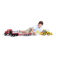 Bruder MACK Granite Flatbed Truck With JCB Loader Backhoe -Kids Toys Store GUEST 96596eb7 89ae 4401 89eb 738b1a67ffe8