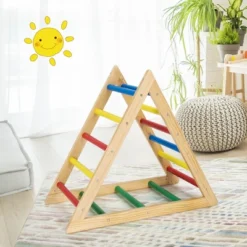 Costway Climbing Triangle Ladder, Wooden Triangle Climber, Educational Triangle Climber -Kids Toys Store GUEST 9ea28541 b0ab 4ce9 947a aec02185ee32