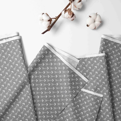 Bacati - Arrows Gray Play Tent For Kids/Toddlers, 100% Cotton Percale Fabric Cover 3 Bacati - Arrows Gray Play Tent For Kids/Toddlers, 100% Cotton Percale Fabric Cover