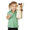 Melissa & Doug Zoo Friends Hand Puppets 4pk - Elephant, Giraffe, Tiger, And Monkey -Kids Toys Store GUEST a3815531 772e 4d51 8a9d 4638e515a5e1